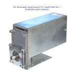 GF-50 double stack boxed 1/2" shaft 240V AC. * Available upon request.