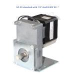 GF-50 standard with 1/2" shaft 240V AC. *